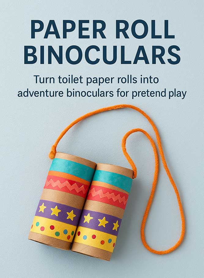 Paper Roll Binoculars