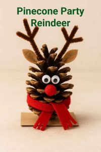 Pinecone Party Reindeer