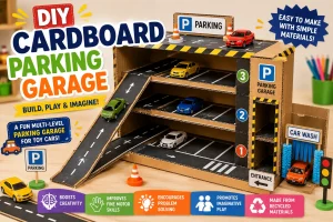 Cardboard Parking Garage 🚗🅿️