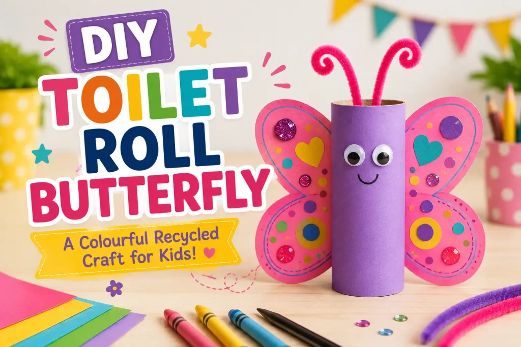 DIY Toilet Roll Butterfly